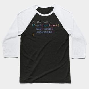 For programmers be Awesome Baseball T-Shirt